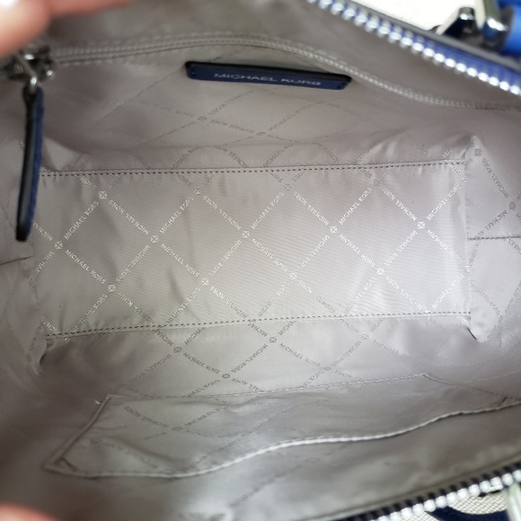 SOLD NWT Michael Kors MD Ciara Satchel sapphire - Picture 6 of 7